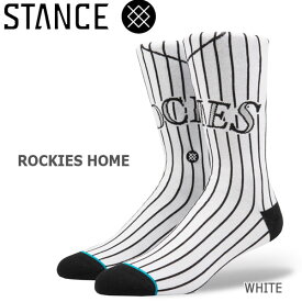 野球メジャーリーグ コラボ メンズ ソックス スタンス STANCE ROCKIES HOME 靴下 ベースボール スポーツ オシャレ stc-fair メール便配送 【50BB】