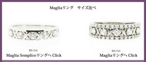 K18THJ「Maglia」リングCompare