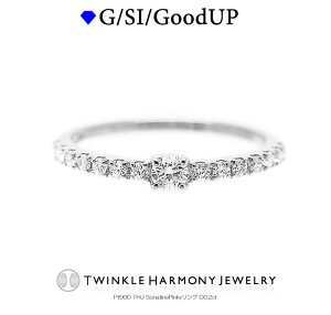 _ChXTHJ 0.2ct Pt900 THJ Sonatine Pinky O D0.2ct iSINXȏ G^jeBO ꗱ_C sL[O \i`l v[g w