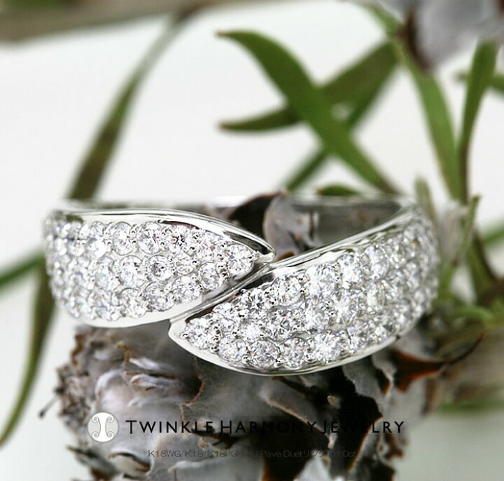 楽天市場】ダイヤモンド専門店THJ 1.0ct K18 THJ Pave Duet パヴェ 