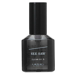 SEE/SAW クリアオイル ♭ フラット ヘアトリートメント 80ml サロン・美容室専売品【LEBEL ルベル シーソー】【国内正規品】