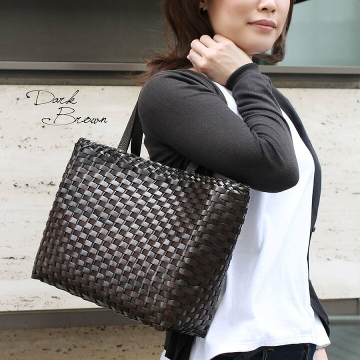 楽天市場】トートバッグ 本革レザー メッシュレザーバッグ A4 かご  