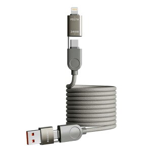 �[�d�P�[�u�� �P�[�u�� �y�}�O�l�b�g���[�z ���� �[�d�P�[�u�� type-c 14 �X�}�z�P�[�u�� USB-A �}���[�d �u�Ԏ��[ �^�u���b�g �[�d�R�[�h 4in1 lightning ���܂Ȃ� 240W iPhone16 15 SE 13 12 usb-c iPad Android 