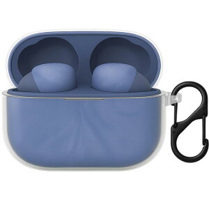 FINON for LinkBuds S WF-LS900N �p �P�[�X �C���z���P�[�X �X�g���b�v ������� �V���v�� �N���A�P�[�X �C�A�h�~ (�h�b�g���H - �N���A)