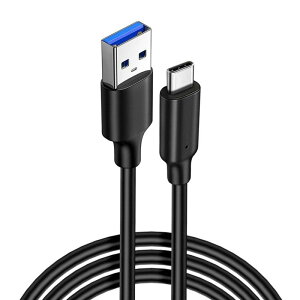 FineGood USB Type C P[u 1m USB-A to USB-C 10Gbpsf[^] USB3.2 Gen1 P[u 60Wi3A/20Vj}[d ϋvPVCf X}[gtH/^ubg/m[gp\Rtype c@