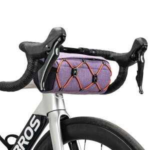 ROCKBROS 自転車 フロントバッグ ハンドルバーバッグ 2.2L大容量 2WAY 自転車バッグ 六角デザイン 小物入れ 軽量 ショルダーベルト付き ベルクロ固定 3点固定 取り付け簡単 ロードバイク マウン