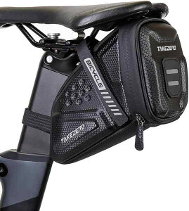 UNIQOCK 自転車 サドルバッグ 防水 シートバッグ テールバッグ 10L大容量 ロードバイク マウンテンバイク 折りたたみ 反射ロゴ付き 取り付け簡単