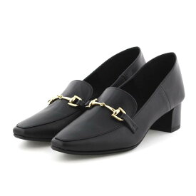 HIMIKO/ヒミコ/ヒールバブーシュビットローファー/641101ブラック255