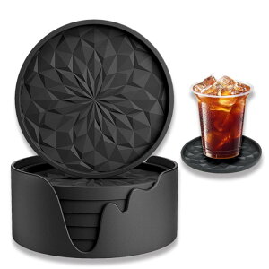 CHANJIF �R�[�X�^�[ 6�Z�b�g �u���b�N �~�`�J�b�v�p�b�h �f�M�̃J�b�v�}�b�g ������� �ϔM �h�� ����~�� �y�� ���[����t�� �ȒP�ɐ􂦂钃�� �z�b�g�܂��̓R�[���h�h�����N�p �a���� �v