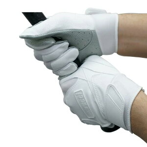[}[`] 싅 obeBOO[u p JAPAN SIGNATURE BATTING GLOVES MBGJSGN3-W WH/WH L