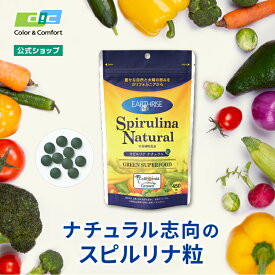 【DIC公式】DIC スピルリナ ナチュラル 450粒｜栄養補助食品｜不足しがちな栄養素をサポート｜カリフォルニア産農薬不使用｜50種以上の栄養・健康成分｜たんぱく質約70％（原末）