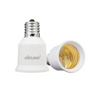 【6.4-6.11 SS限定10％OFFクーポン+ P5倍! E17→E26 口金変換アダプタ】DiCUNO 電球ソケット 真鍮素材 LE…
