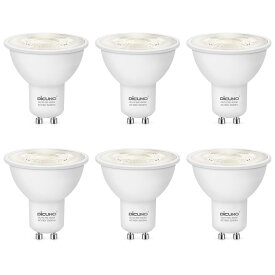 【2/19〜2/23 P5倍! +100円クーポン スポットライト GU10】DiCUNO LED電球 GU10 50W形相当 ハロゲン電球 ハロゲンランプ型 電球色 2700K 自然色 4000K 昼白色 5000K 5W 500lm ダクトレール用 天井照明 家庭照明 寝室 リビング ダイニング 廊下 クロゼット 6個