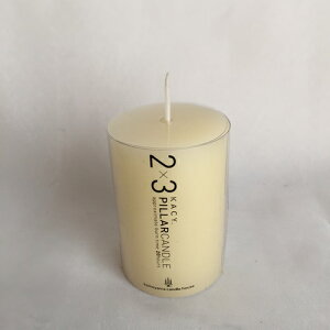 キャンドル 2×3ピラーキャンドル アイボリー 直径5cm×高さ7.5cmシンプルな デザインなので フラワーアレンジメントにもピッタリ カメヤマキャンドル