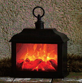 イルミネライト暖炉M【USBケーブル付き】 暖炉の炎をリアルに再現 単2形電池3本使用 火を使わないインテリア