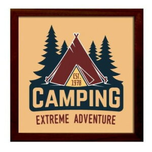 Sign Frame Camping �A�[�g�p�l�� ZSF-53033