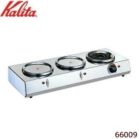 往復送料無料 Kalita カリタ 1.8L デカンタ保温用 66009 3連ハイウォーマー 湯沸用 卓出