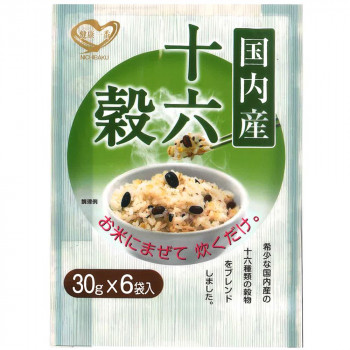 日本精麦 国内産十六穀 (30g×6)×10