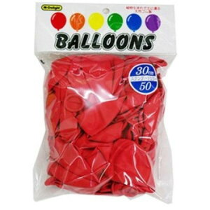 Hi-Delight�@BALLOONS�@�S�����D�@�X�^���_�[�h 30cm�@�P�F 50�� ���b�h 11305/07