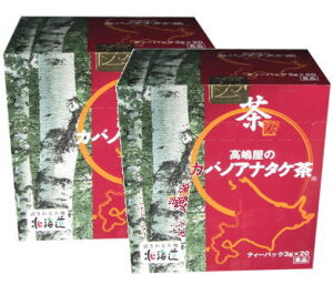 高嶋屋のカバノアナタケ茶 3g×20包 2個セット
