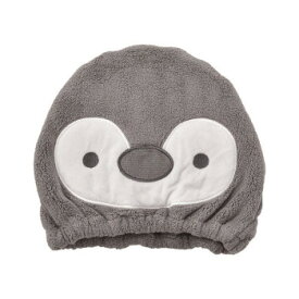 りぶはあと　アニマルきゅうそくタオル　ヘアキャップ　ペンギン　27923-82