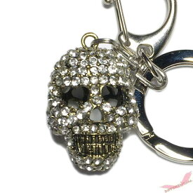 Skull キラキラ スカル キーホルダー バッグチャーム