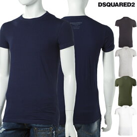 ディースクエアード DSQUARED2 Tシャツアンダーウェア Tシャツ 半袖 丸首 DCX410020200 メンズ DCX410020 ブラック 楽ギフ_包装 10%OFFクーポンプレゼント DSQ値下げ 2004値下げ