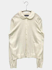 【中古】BRANDY MELVILLE ブランディーメルビル シャツ/ブラウス 160/84A ホワイト コットン 無地 ミドル丈 長袖 レディース ブランド古着 送料無料