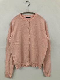 【中古】BRANDY MELVILLE ブランディーメルビル カーディガン/ボレロ 160/84A ピンク ウール・ニット 無地 ミドル丈 長袖 レディース ブランド古着