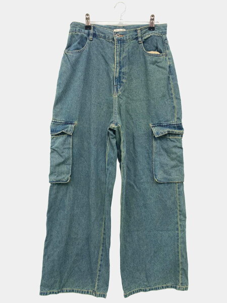 【中古】apres jour mignon アプレジュールミニョン デニムパンツ M ブルー メンズ レディース