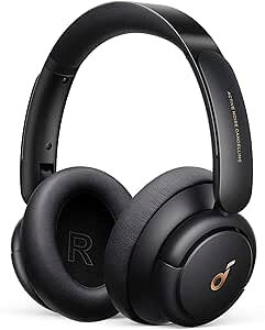 Anker Soundcore Life Q30�y��2����z(Bluetooth5.3 ���C�����X �w�b�h�z���j�y�E���g���m�C�Y�L�����Z�����O/�O����荞�݃��[�h/NFC�EBluetooth�Ή�/�n�C���]�Ή�(AUX�ڑ���) / �ő�50���ԉ��y�Đ� / �}�C