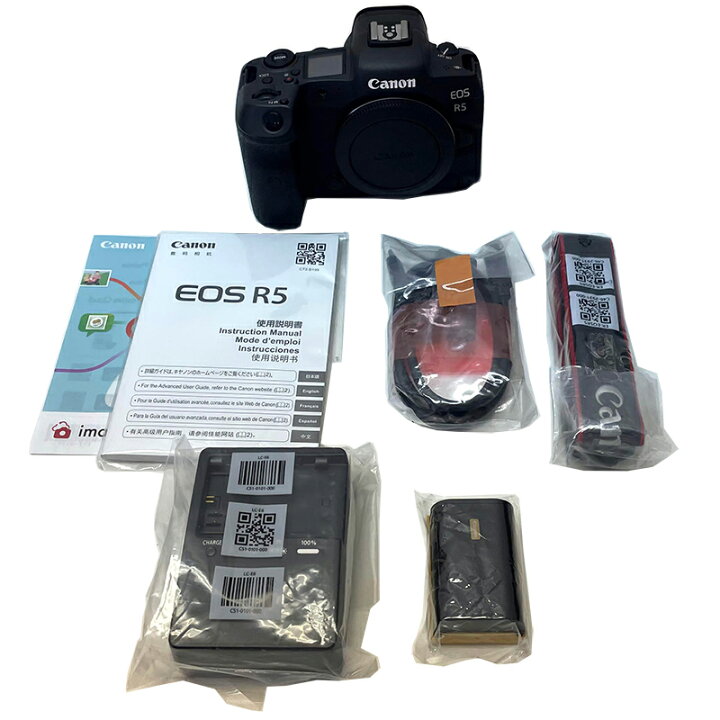 楽天市場】【送料無料】キヤノン CANON EOS R5 ボディ 一眼レフカメラ 