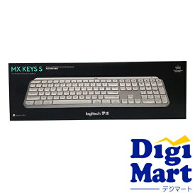 【スーパーSALE期間限定 エントリーで店内全品ポイント10倍】【送料無料】ロジテック LOGITECH MX KEYS S Advanced Wireless Illuminated Keyboard [ペイルグレー] US配列 #920-011601 ワイヤレスキーボード【新品・輸入品・箱潰れ】