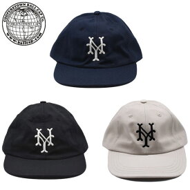 クーパーズタウン ボール キャップ NEWYORK CUBANS1947 ブラック ネイビー ストーン 帽子 アメリカ製 ニューヨーク cooperstown ball cap