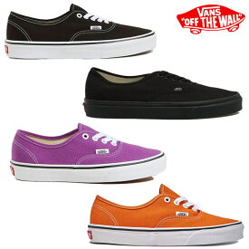 VANS バンズ スニーカー オーセンティック キャンバス メンズ レディース スケートシューズ 黒 ブラック パープル UA Authentic 日本正規品 USA企画