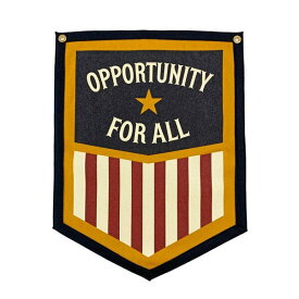オックスフォードペナント キャンプフラッグ 旗 インテリア レトロ アート ディスプレイ アメリカ 壁掛け OXFORD PENNANT OPPORTUNITY FOR ALL Camp Flag