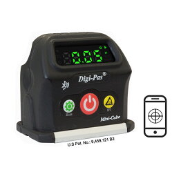 2軸同時測定スマートキューブレベル 軽量 Digi-Pas DWL-90 Pro マグネット付 デジタルLED表示 スマホ同時表示 軽量 BT接続 モバイルアプリ 電池駆動 自己校正機能 水準器 水平器 角度計 計測器 木材 金属 水平 2方向 建築 土木 配管 DIY 送料無料 コンパクト