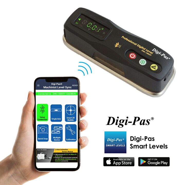 楽天市場】DWL-1300XY 2軸精密デジタル平形水準器 Digi-pas 読取精度 