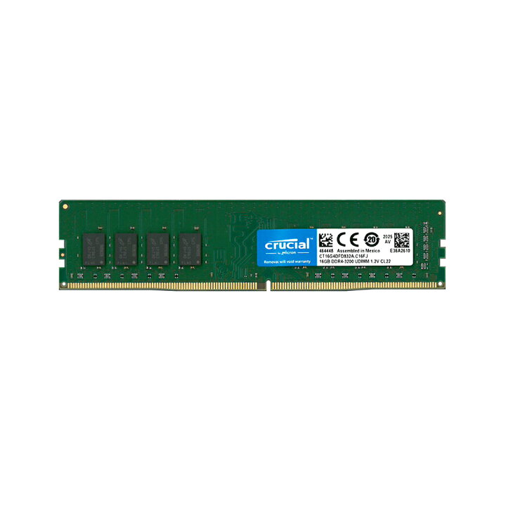 crucial Micron製 増設 メモリ デスクトップ DDR4 3200 16GB PC4 25600 DIMM 288pin  CT16G4DFD832A デジポケット