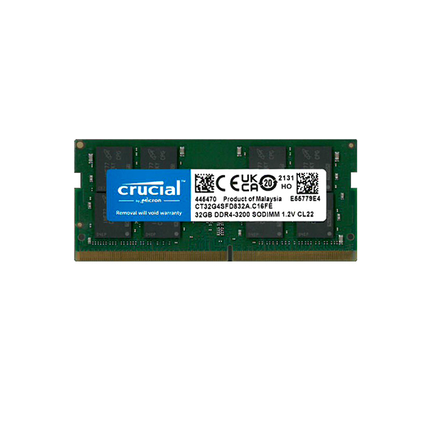 新品 送料無料 2枚組 32GB ×2 ラッピング無料 64GB Crucial Micron製 定番のお歳暮 増設 メモリノート SODIMM CT32G4SFD832A 小型 3200 PC 25600 mhz PC4 260pin DDR4