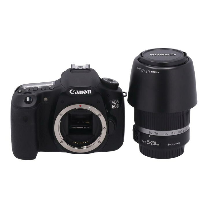 楽天市場】中古 デジタル一眼Canon キヤノンEOS 60D レンズセット 