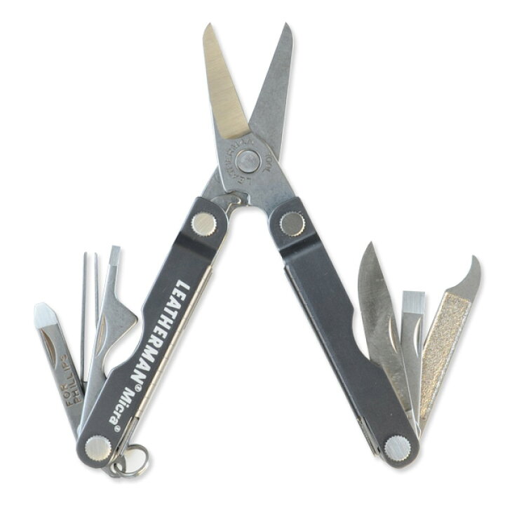 楽天市場 レザーマン マイクラ シザースツール アルミ グレー Micra Leatherman はさみ ハサミ 鋏 多機能工具 ツールナイフ アーミーナイフ マルチツール 十徳ナイフ 十得ナイフ ミニツールナイフ 万能ツール 万能ナイフ ミリタリーショップ レプマート