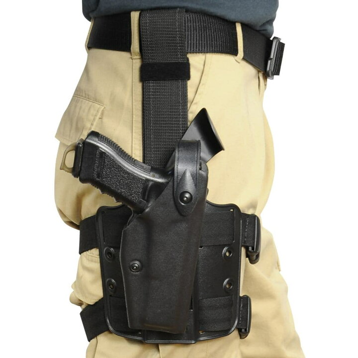 楽天市場】Safariland レッグホルスター GLOCK用 フルサイズ 6004-383 