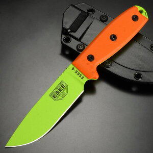 ESEE AEghAiCt Model 4 FmO[ ESEE-4P-VG KNIFE G10 Venom Green v[GbW IWnh n LviCt kiCt O Lv