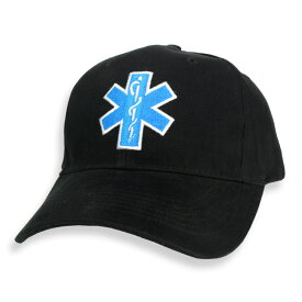 Rothco キャップ EMS 9281 ブラック |ロスコ ベースボールキャップ 野球帽 メンズ ワークキャップ ミリタリーハット ミリタリーキャップ 帽子 通販 販売 FD EMT 消防署員