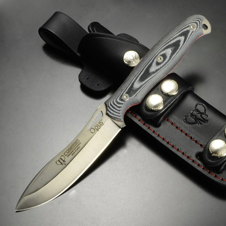 楽天市場】Cudeman アウトドアナイフ NESS WOLF レザーシース付き 208 