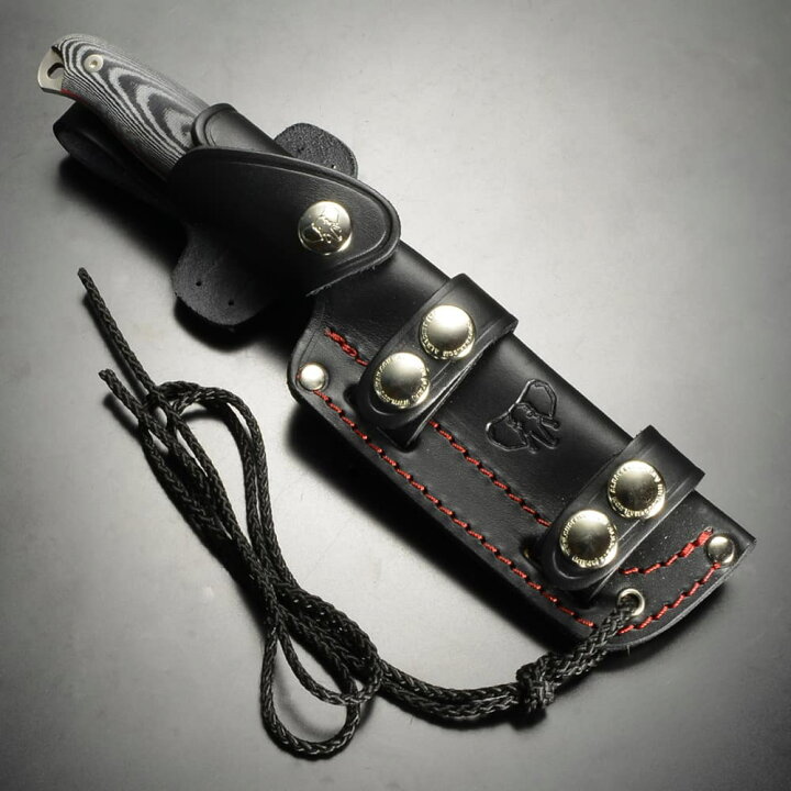 楽天市場】Cudeman アウトドアナイフ NESS WOLF レザーシース付き 208 