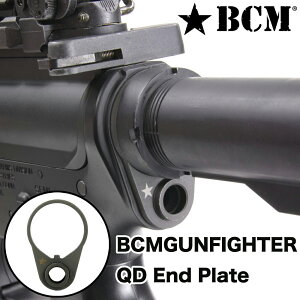 BCM �K���t�@�C�^�[ QD�G���h�v���[�g M4/M16/AR-15�p �X�����O�}�E���g �č��� Bravo Company Manufacturing �u���{�[�J���p�j�[MFG �A�����J�� Made in USA QD�X�����O�A�^�b�`�����g EPM4-QD END PLATE Receiver Sling