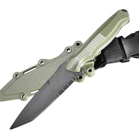 ダミーナイフ BENCHMADE ニムラバス型 トレーニングナイフ [ オリーブドラブ ] トレーナー 模造ナイフ 模造刀 樹脂ナイフ 練習用 CQC CQB ベルトループ ゴム製 ABSプラスチック トレーニング用ナイフ 練習用ナイフ 訓練用ナイフ