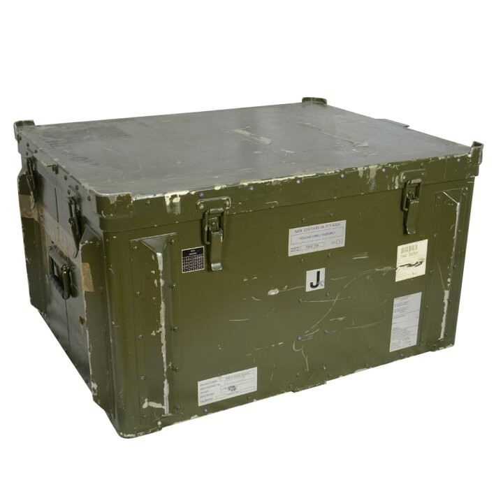 楽天市場】イギリス軍放出品 ミリタリーコンテナ 大型 アルミ合金製 